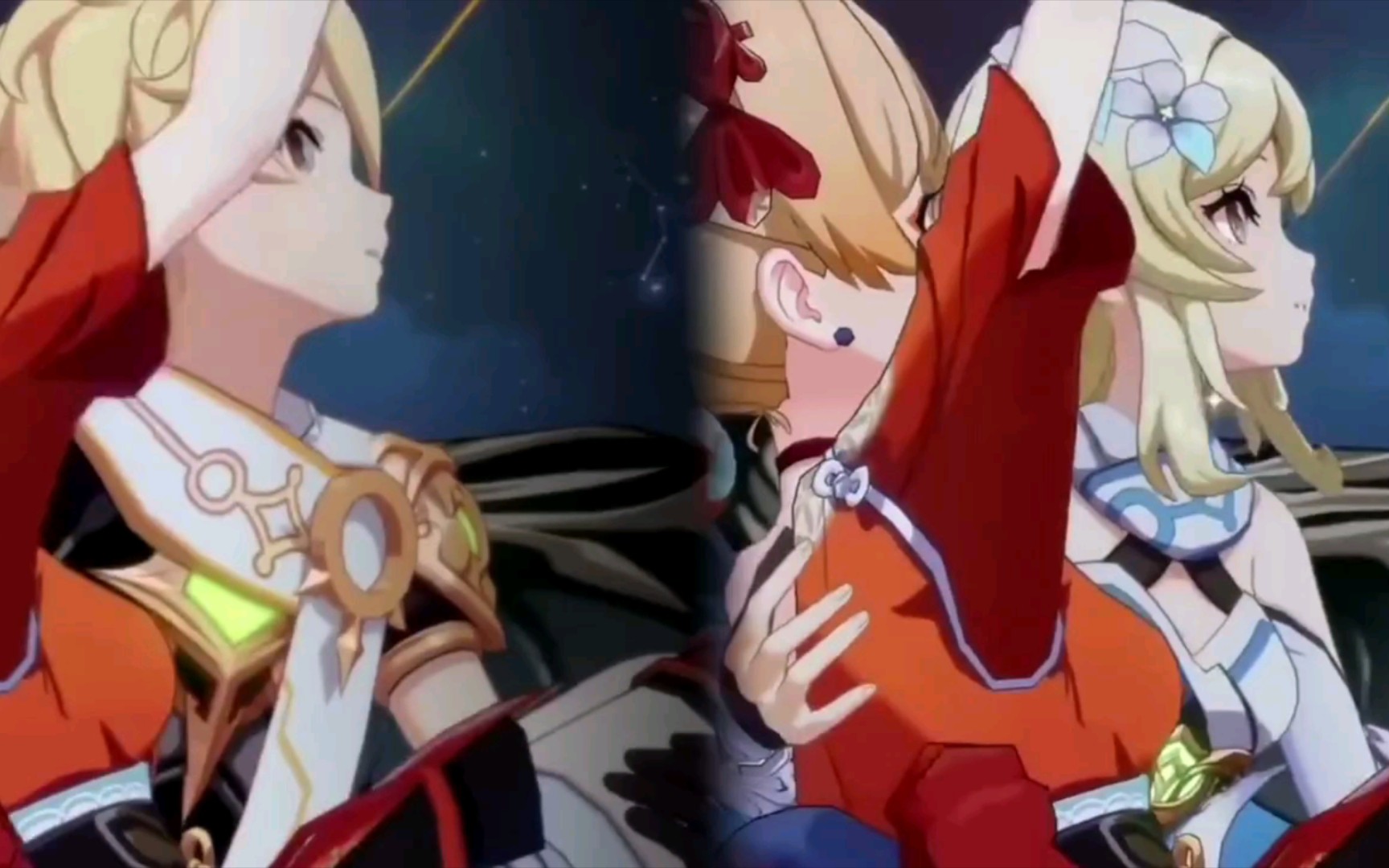 【原神】男女主不同视角下的公主抱你最喜欢哪一个?