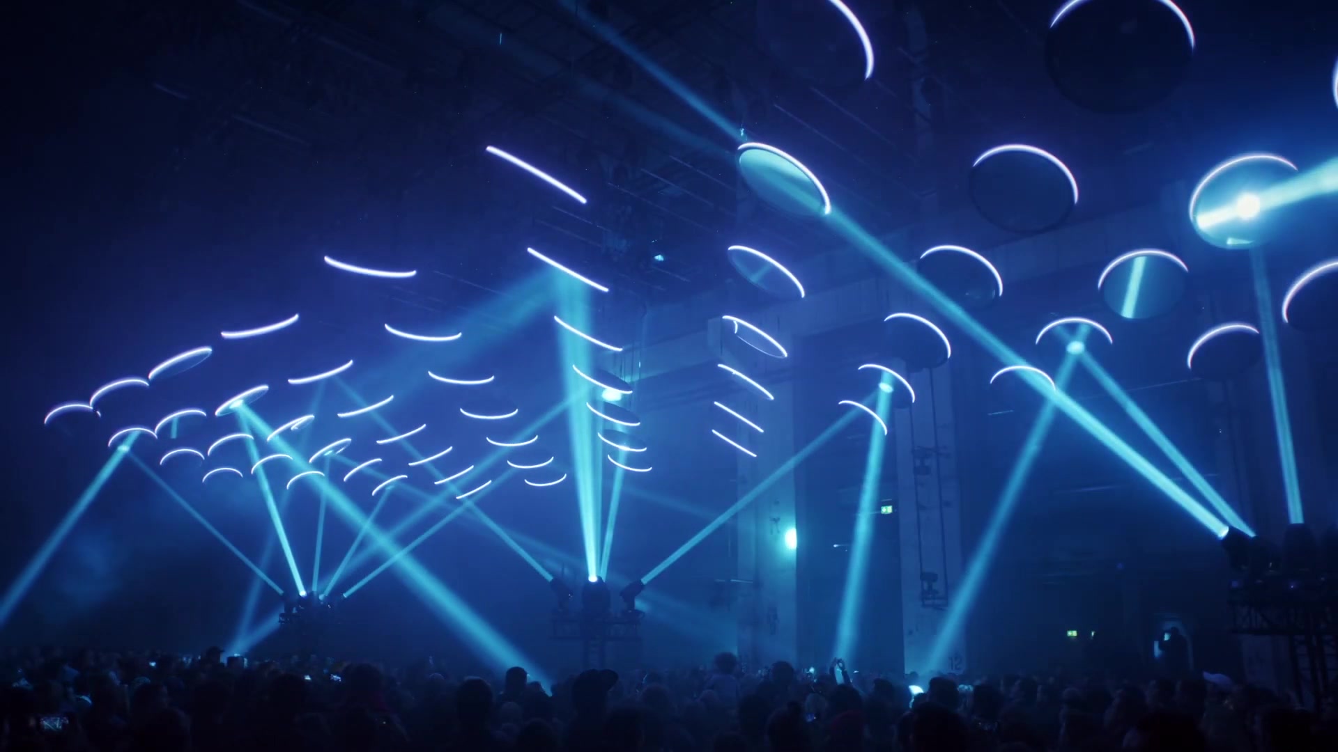 灯光矩阵直播现场