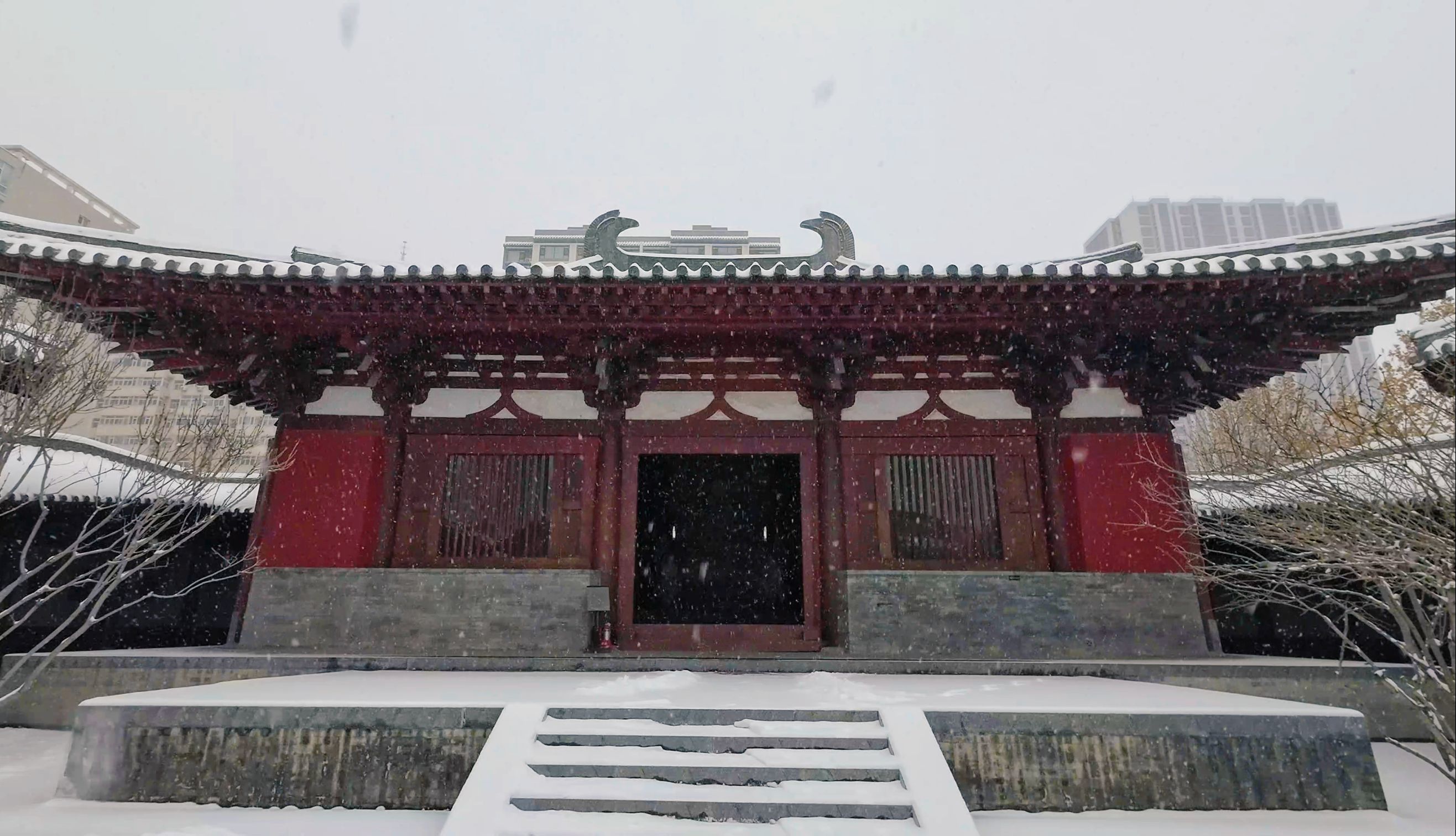 雪中府城walk | 仿唐建筑还得看山西 | 普光寺 城隍庙 文殊寺 太原天主堂 狄梁公街 山西大学堂 五一广场 首义门哔哩哔哩bilibili