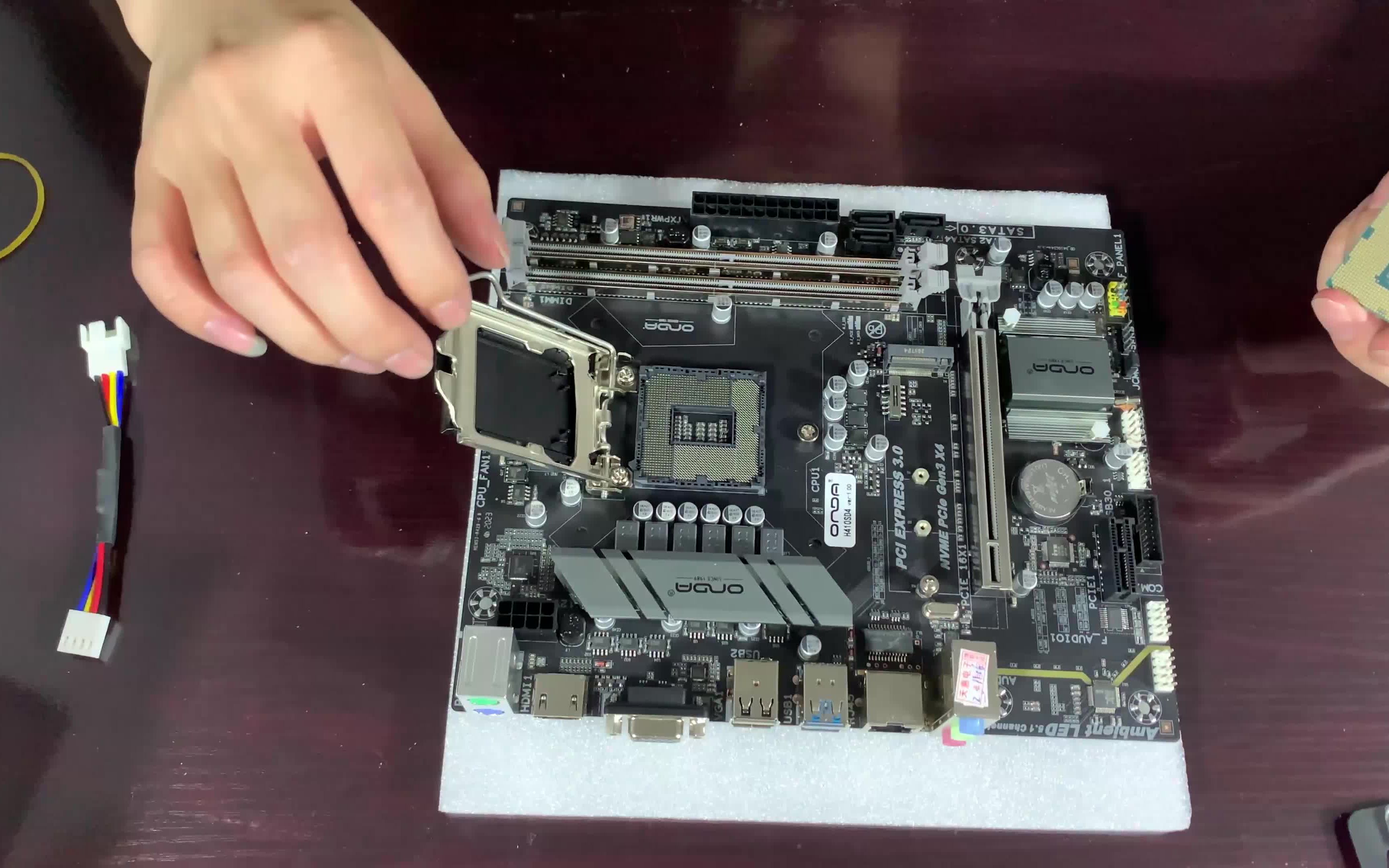昂达h410主板简单装机教程_哔哩哔哩 (゜-゜)つロ 干杯~-bilibili