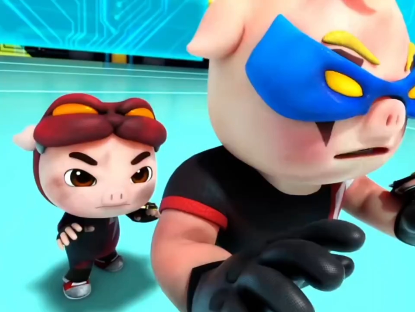 我是刚知道 "猪猪侠和超人强 "是一对