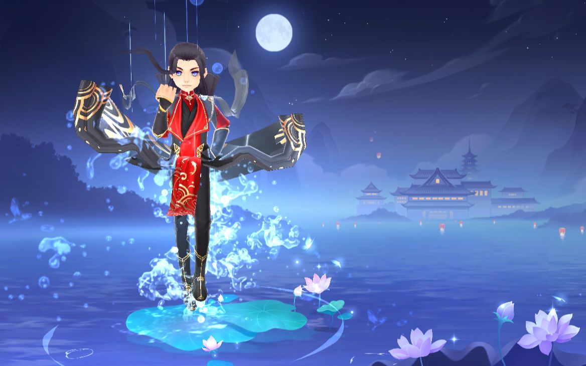 qq飞车朕哥:稀世里的悬浮套装!鸿运锦鲤服饰悬浮男女都很好看!