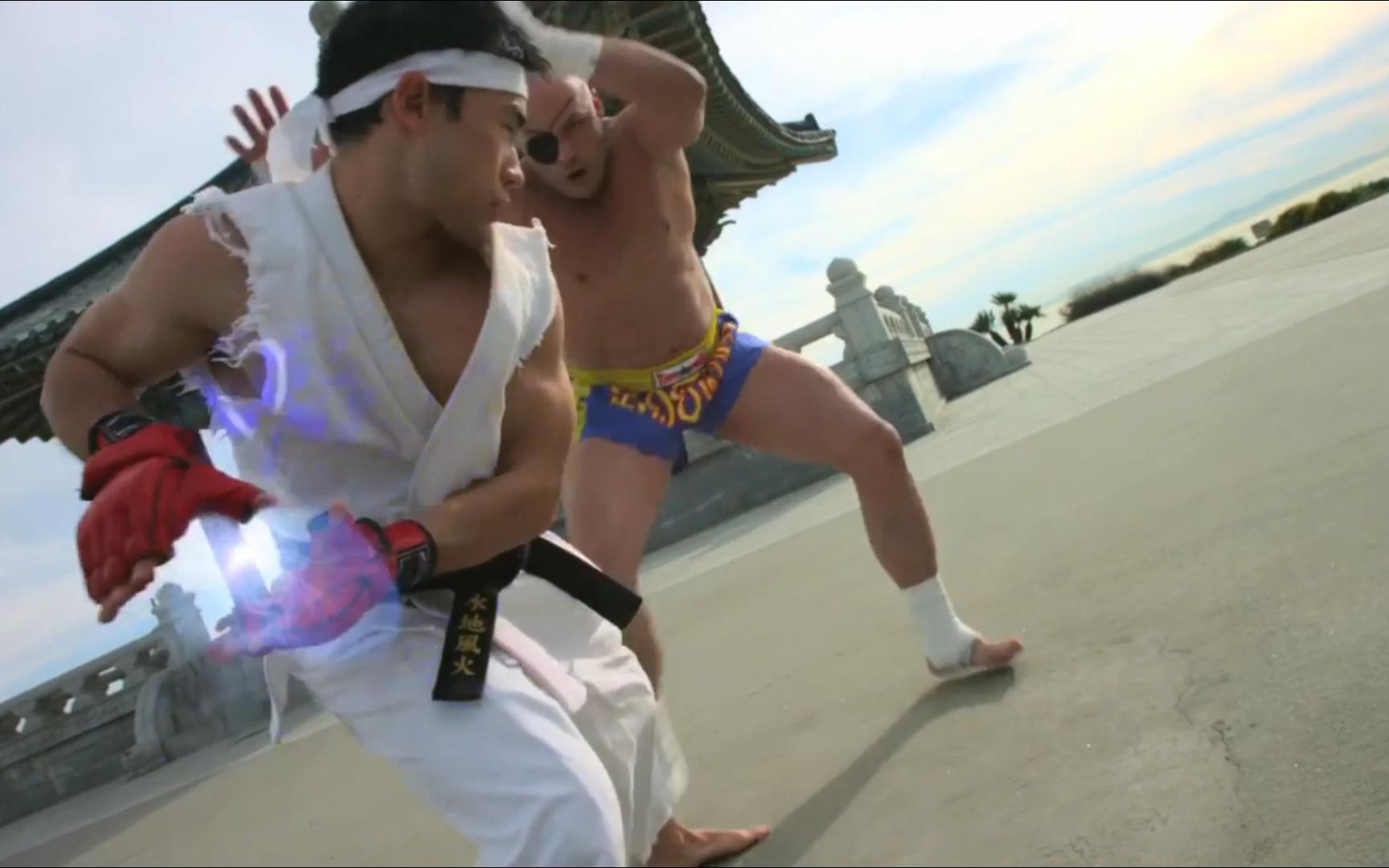 [图]真人街霸 RYU vs SAGAT