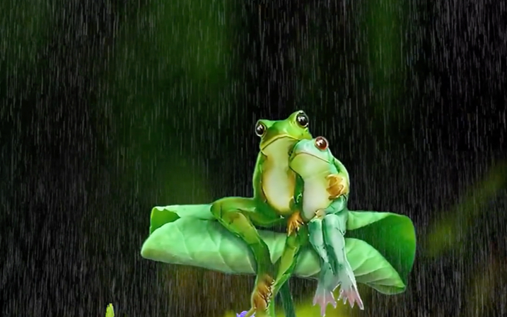 [图]荷塘细雨微风临， 淡淡相思醉称心。 促膝长谈无眠夜...、、