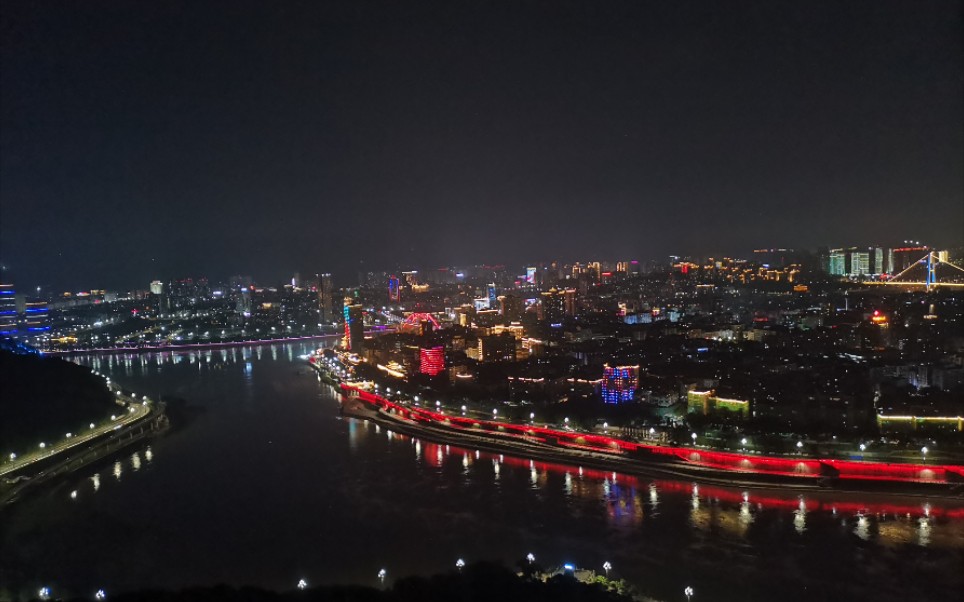 催科山夜景图片