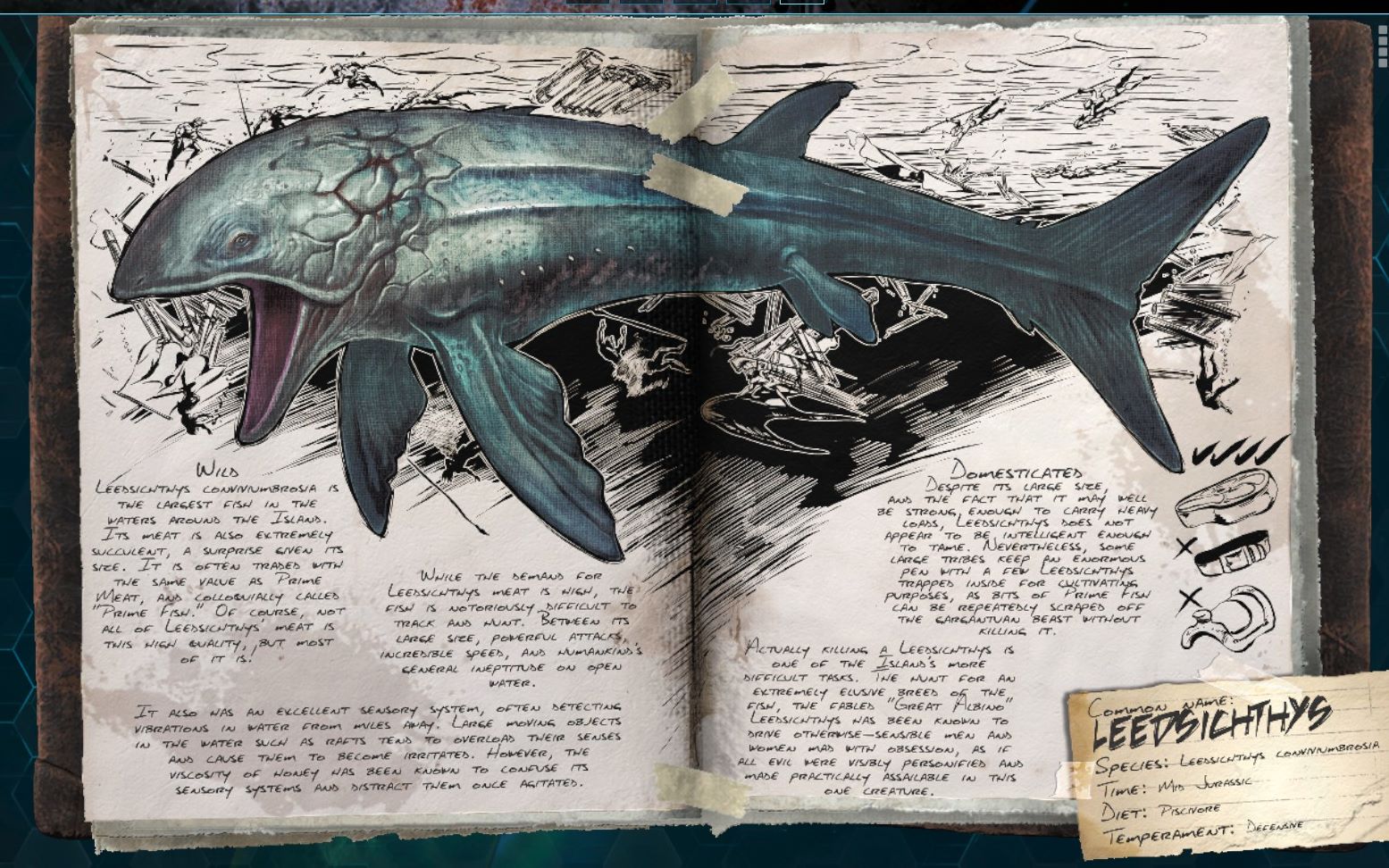 方舟生存进化标本日记利兹鱼