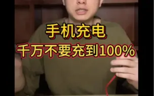 Descargar video: 你充电是不是都会把电量充到100%呢？