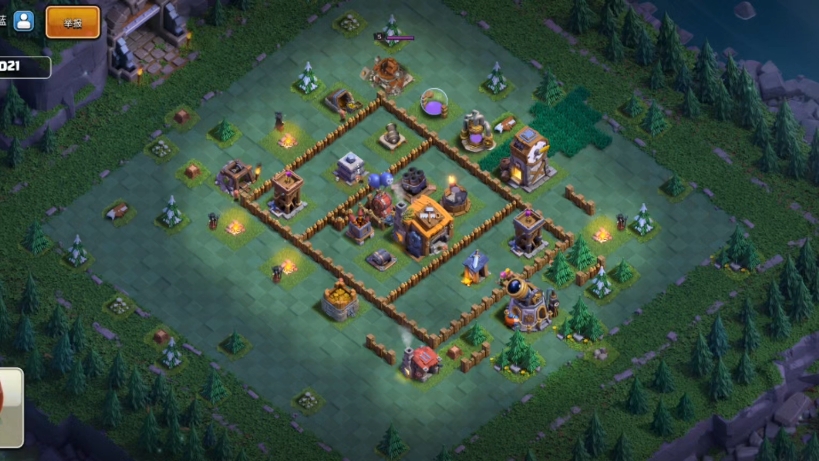 部落冲突 建筑大师 6级战争机器,女巫和巨人挑战2019杯7本