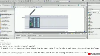 How to wiring incremental encoder and connect with WinCC Explorer SCADA