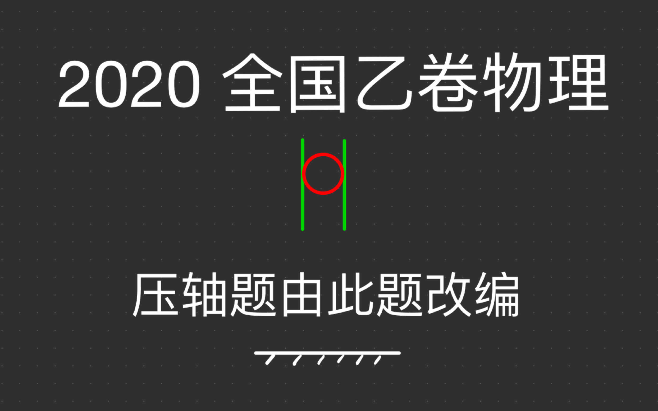 程书例36.2020年全国乙卷压轴哔哩哔哩bilibili