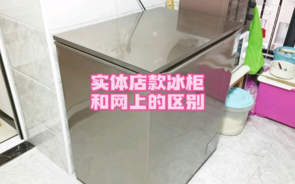 实体店款冰柜和网上的区别哔哩哔哩bilibili