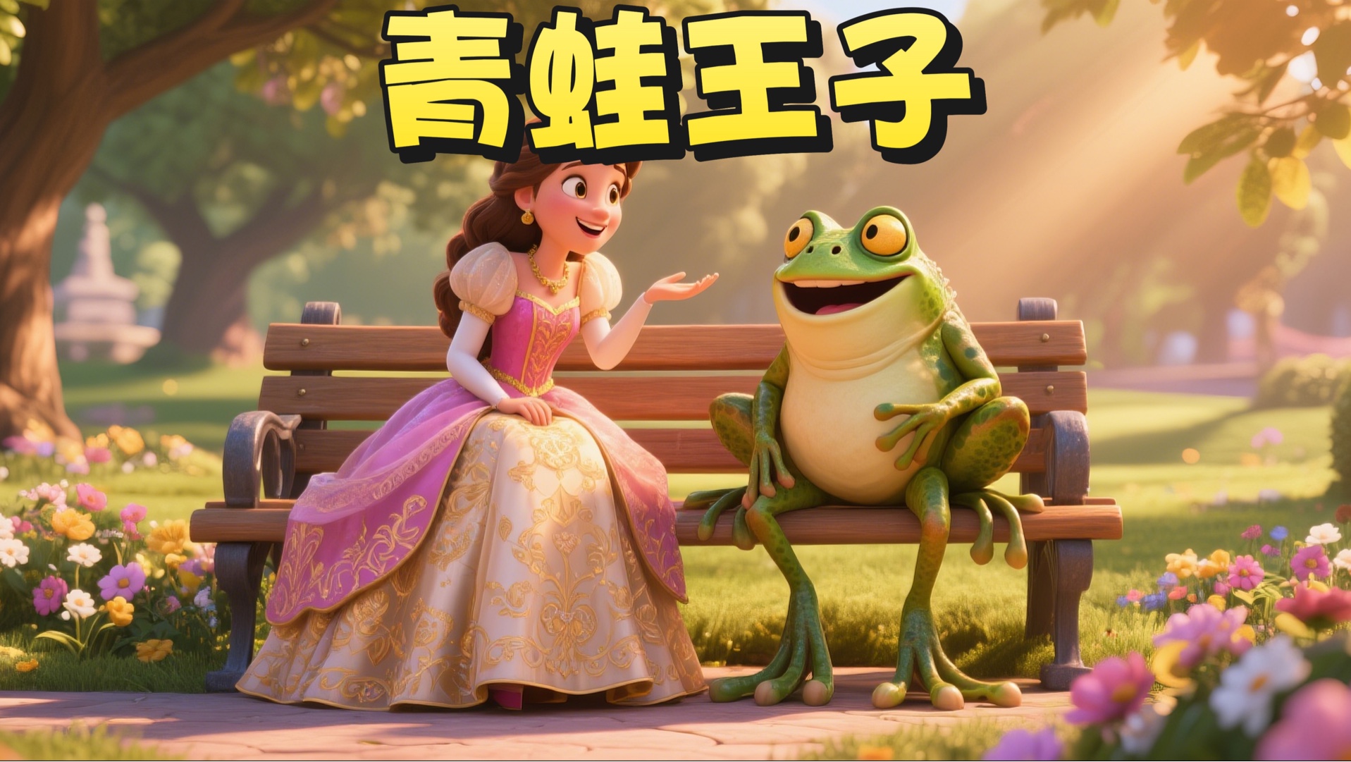 童话故事--《青蛙王子》0-10岁儿童睡前故事,有声绘本
