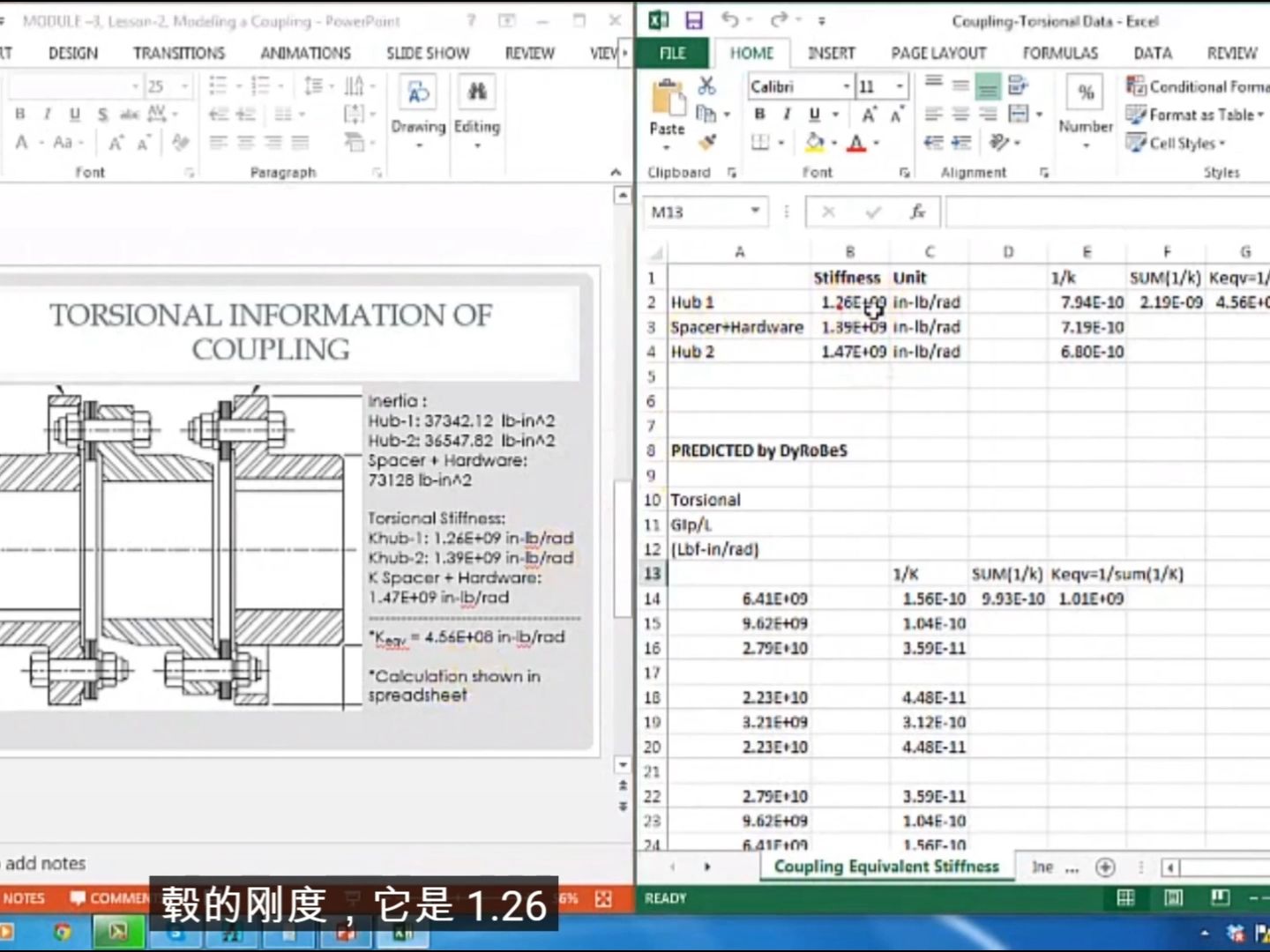 [图]dyrobes 联轴器建模教程分享（转子动力学）