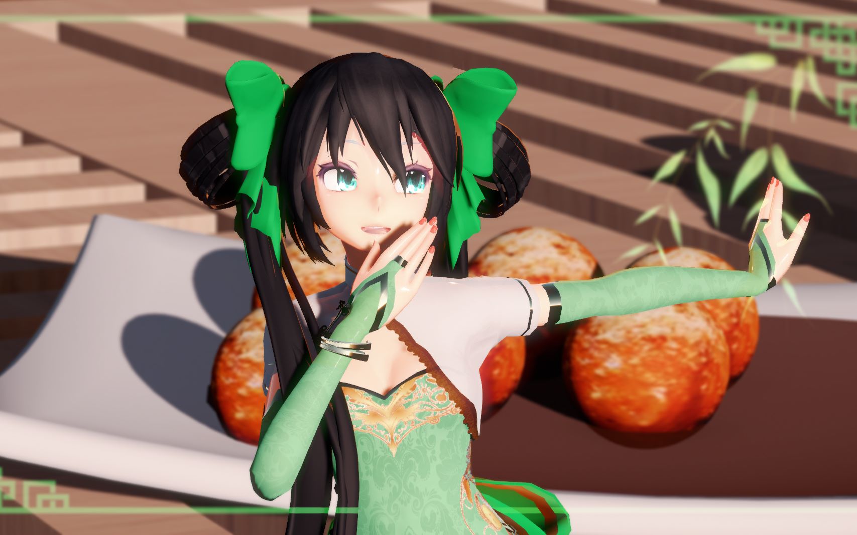 王者荣耀mmd孙尚香大小姐的桃花旗袍72