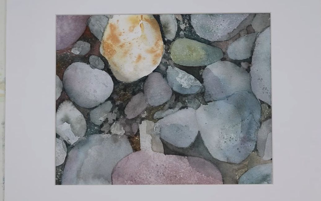【水彩】石头的画法-原速教程-youtube搬运_哔哩哔哩 (゜-゜)つロ
