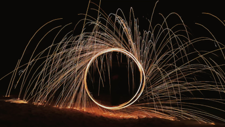 听说今年流行这种钢丝烟花?我来试一下_哔哩哔哩_bilibili