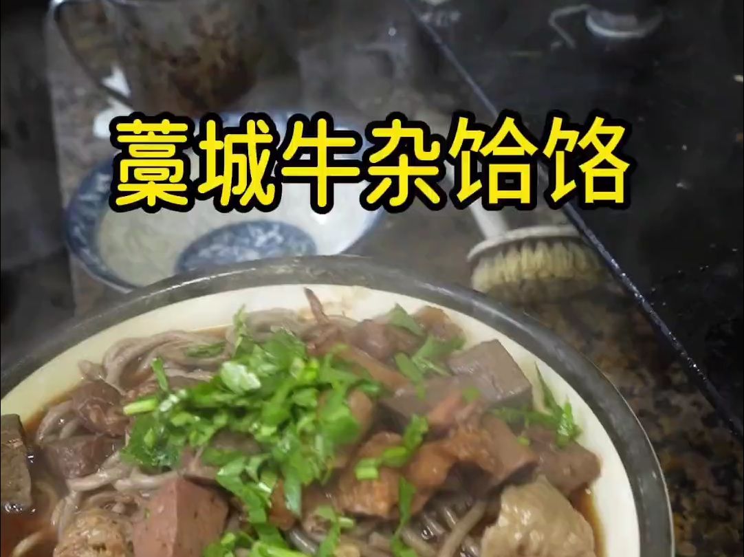 藁城牛杂饸饹面 开在村里面自己家的牛杂饸饹 ,藁城美食哔哩哔哩bilibili