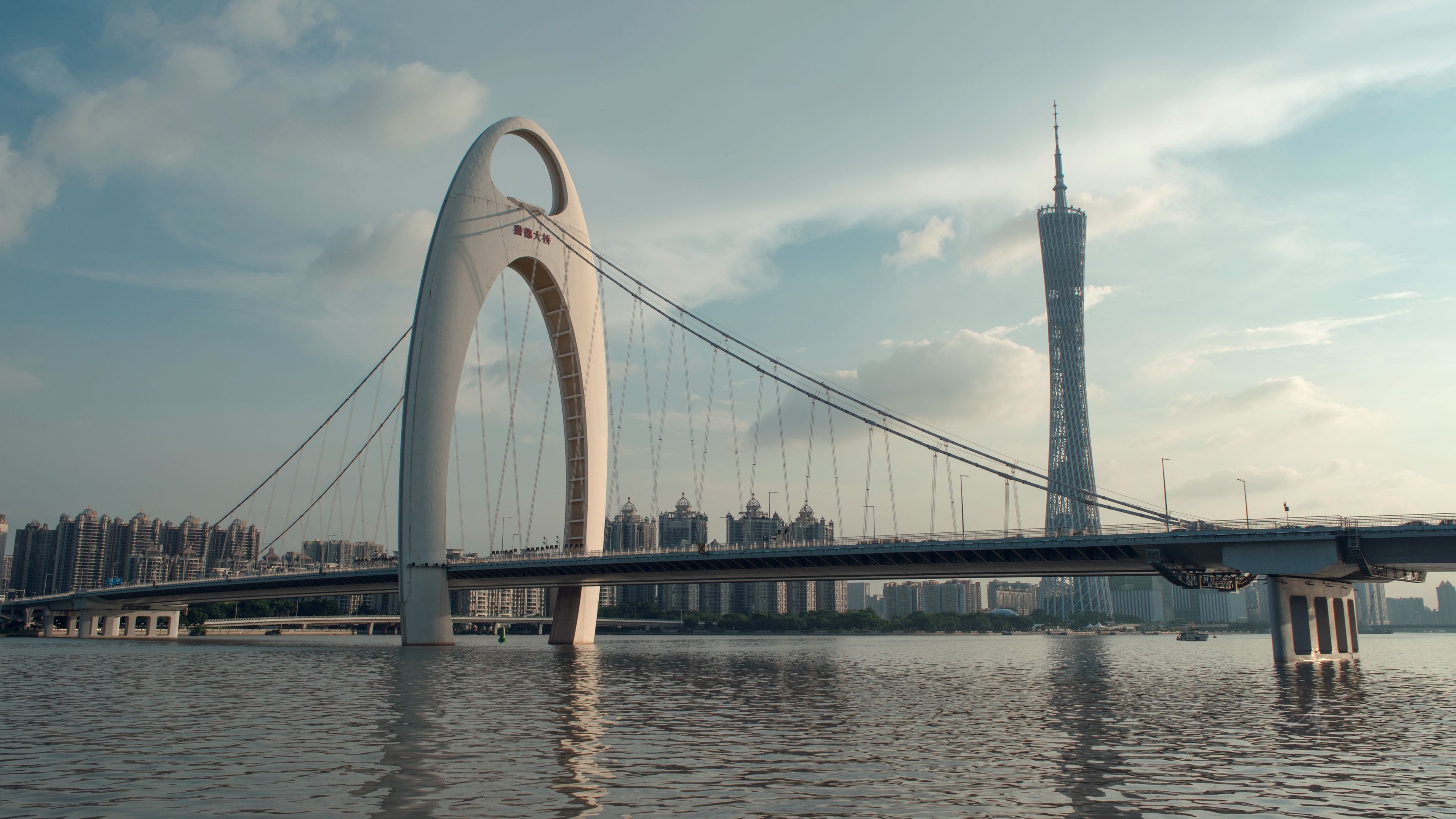 广州猎德大桥延时摄影