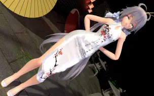 Скачать видео: 【c4d/布料】华风夏韵,洛水天依！一花依世界！【服装配布】