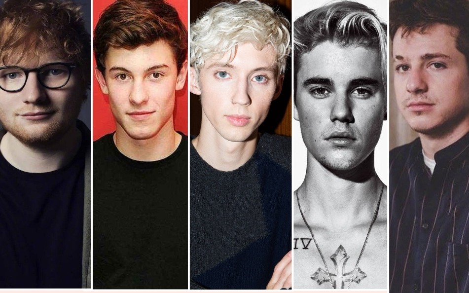 第一名竟然那么多歌曲入榜!欧美90后男歌手各自有多少歌曲进入b榜呢?