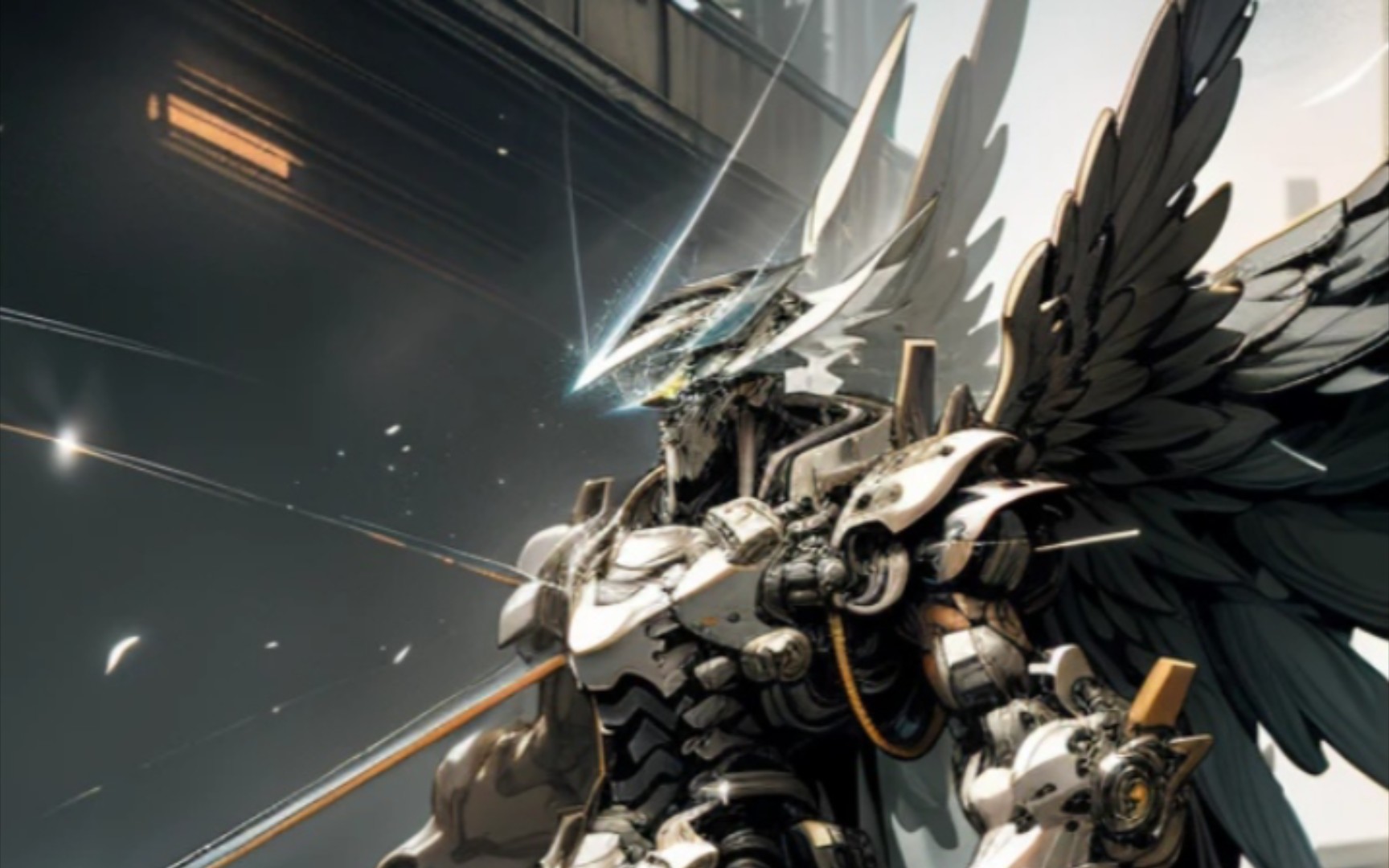 ai绘画:战斗机甲(初阶天使级)