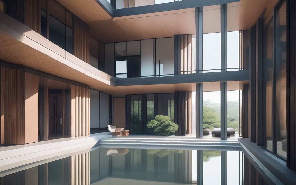 现代中国风建筑