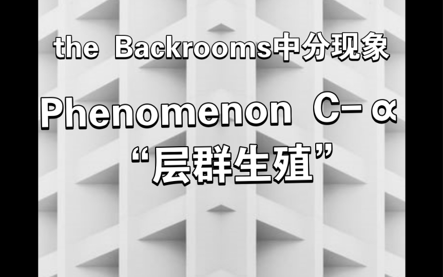 Phenomenon C “层群生殖”哔哩哔哩bilibili