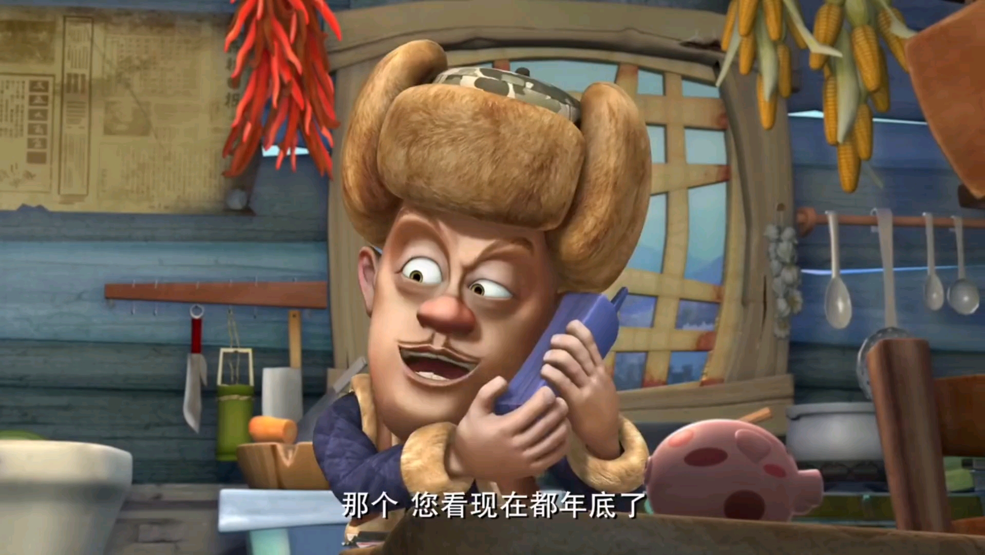光头强电话机李老板(光头强接到李老板电话)
