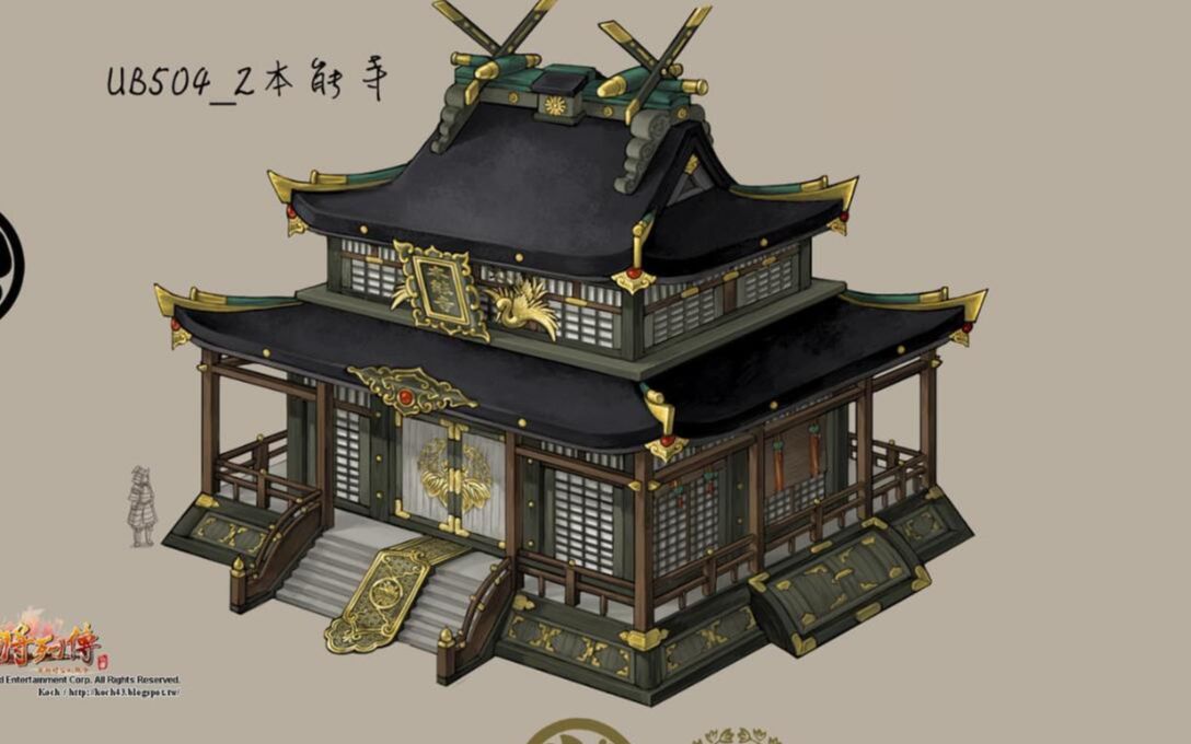 3Dmax场景建模——古风建筑,日系房子哔哩哔哩bilibili