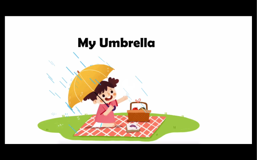 [图]学英语My umbrella（我的雨伞）