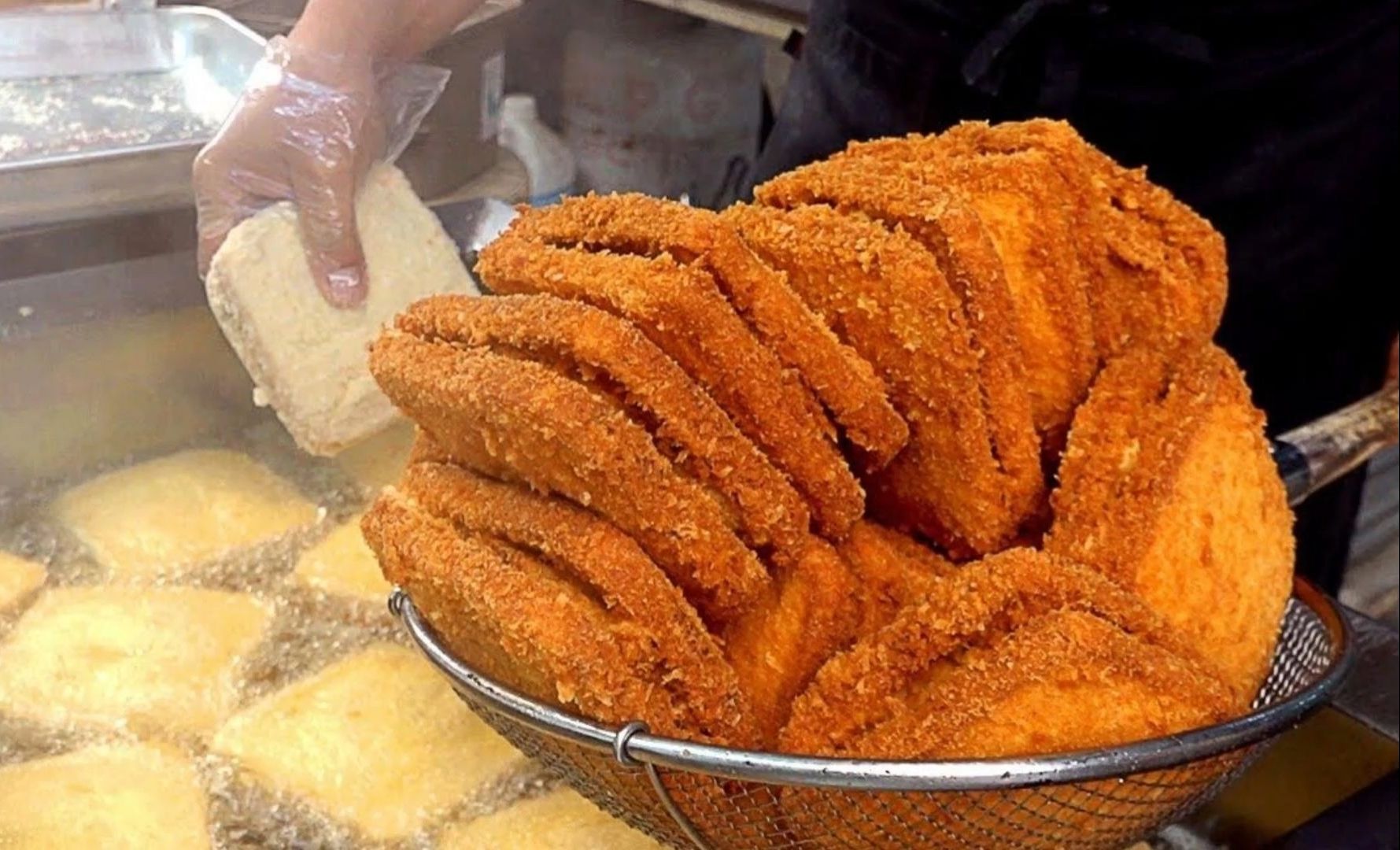 炸可乐饼吐司工匠的惊人技艺