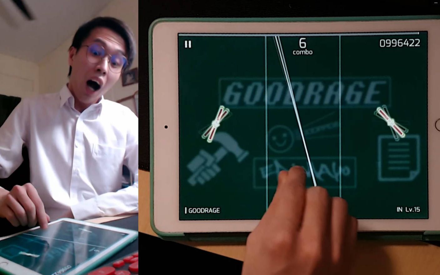 翻车の鲁比自信单手音游人phigroslv15goodrageallperfect