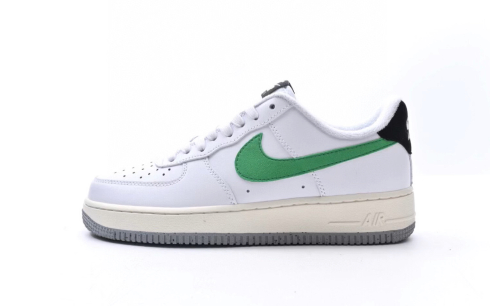 耐克 Nike Air Force 1 Low White Malachite 皮革白黑绿钩空军一号低帮运动鞋DR8593100哔哩哔哩bilibili