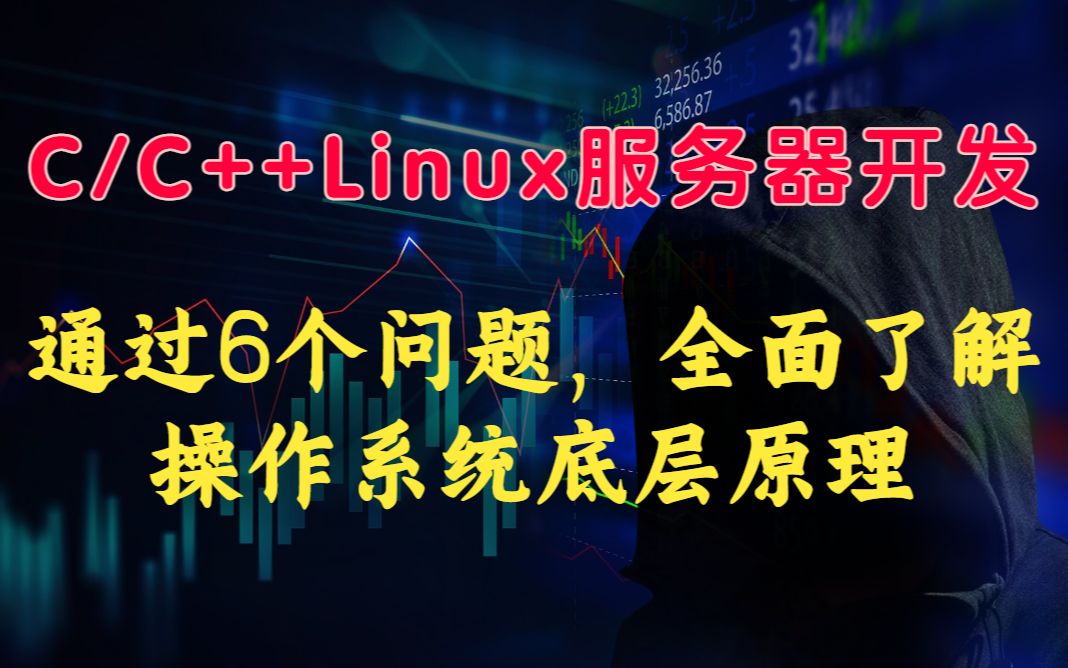 通过6个问题,全面了解操作系统底层原理丨C++开发丨Linux开发丨后台开发丨Linux服务器开发 丨后端开发丨网络编程丨C++11哔哩哔哩bilibili