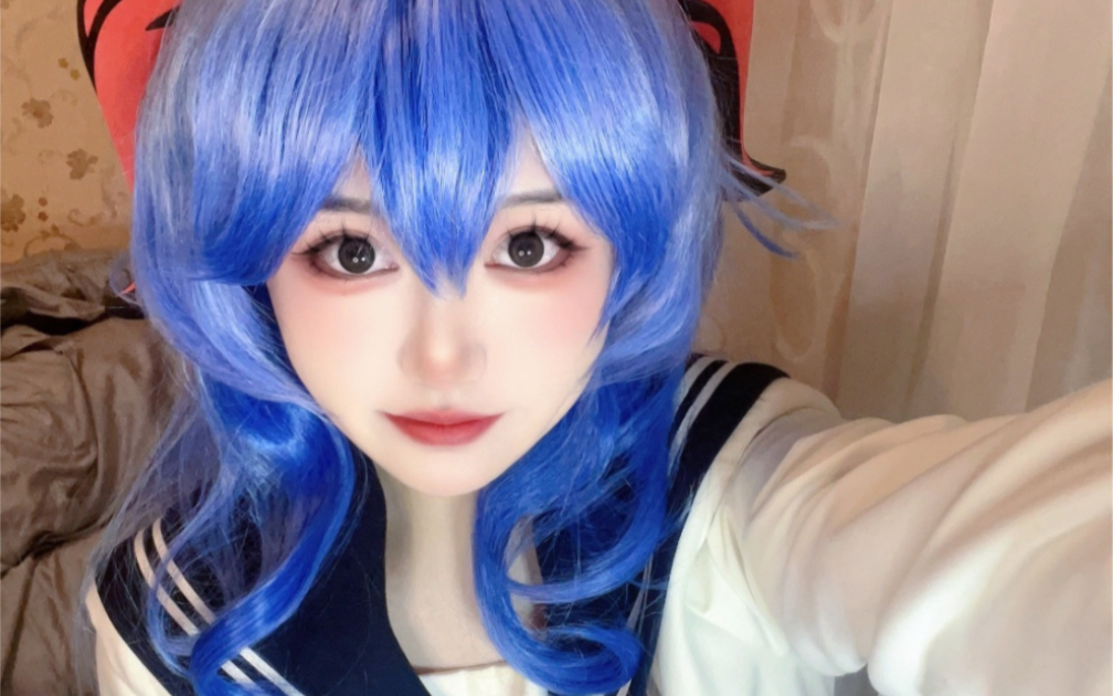 【cos】20舰长cos 穿jk的王小美耶