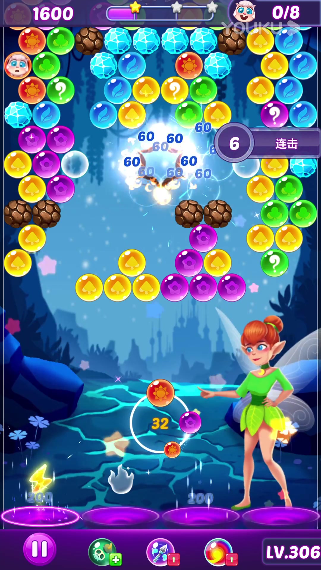 ios《泡泡精灵传奇》关卡306_1080p