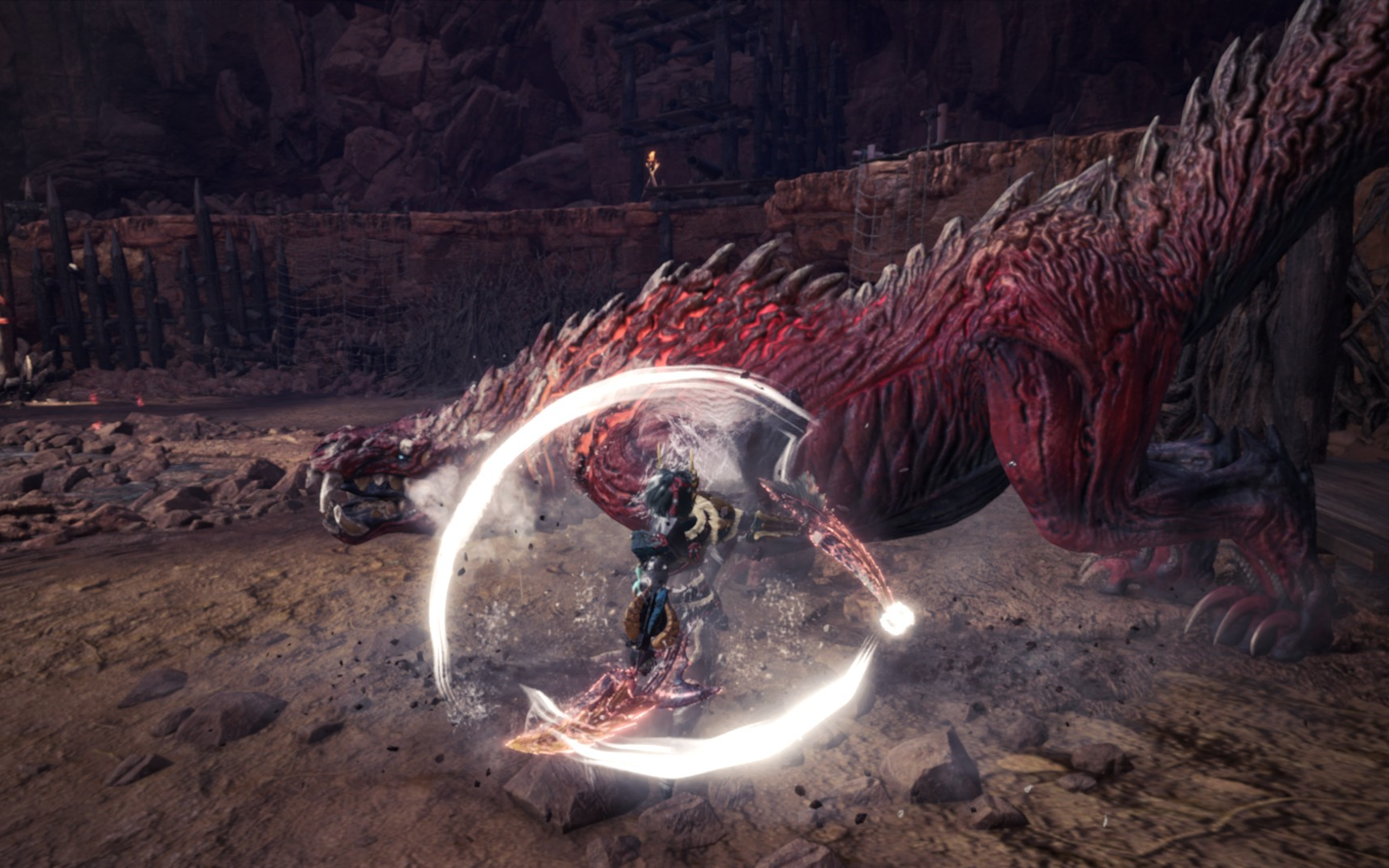 mhwi疾梦双剑考题惨爪龙过