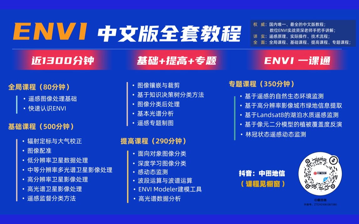 ENVI中文版全套教程哔哩哔哩bilibili