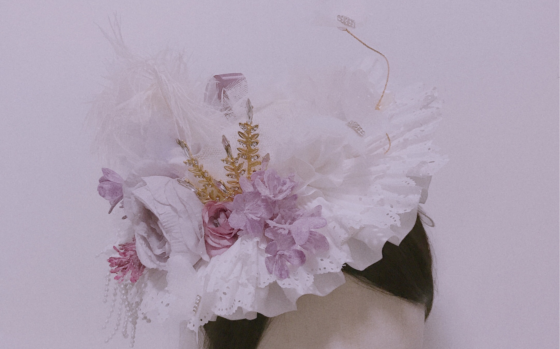 lolita华丽洛可可风格帽子