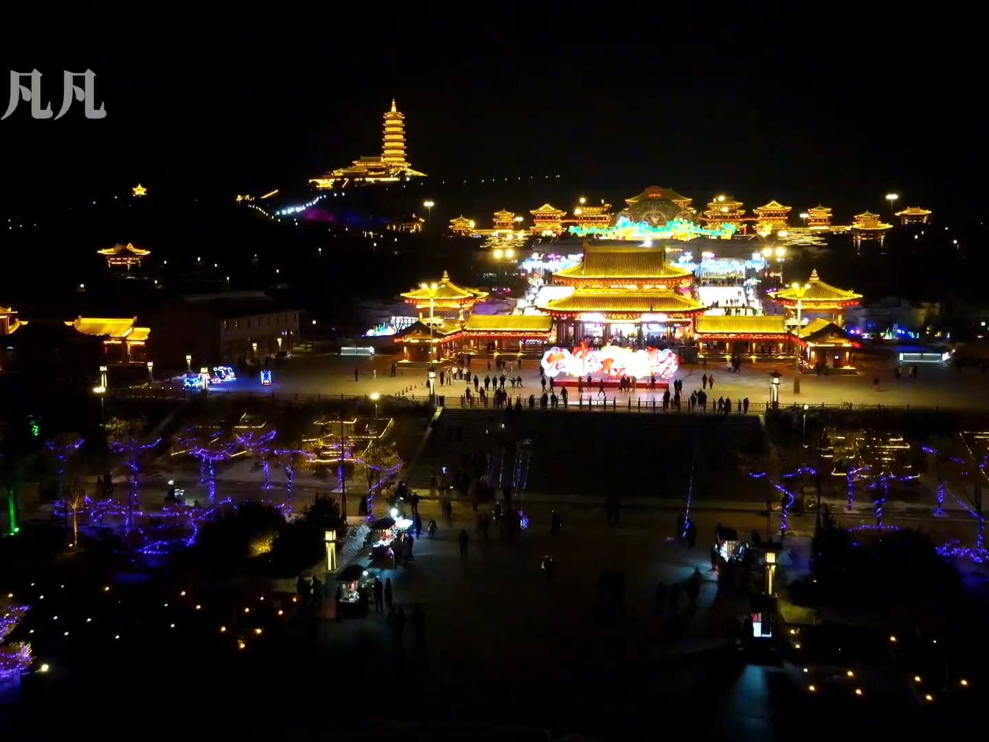 太震撼了!山西人也有自己的大唐不夜城,大家看看咋样?