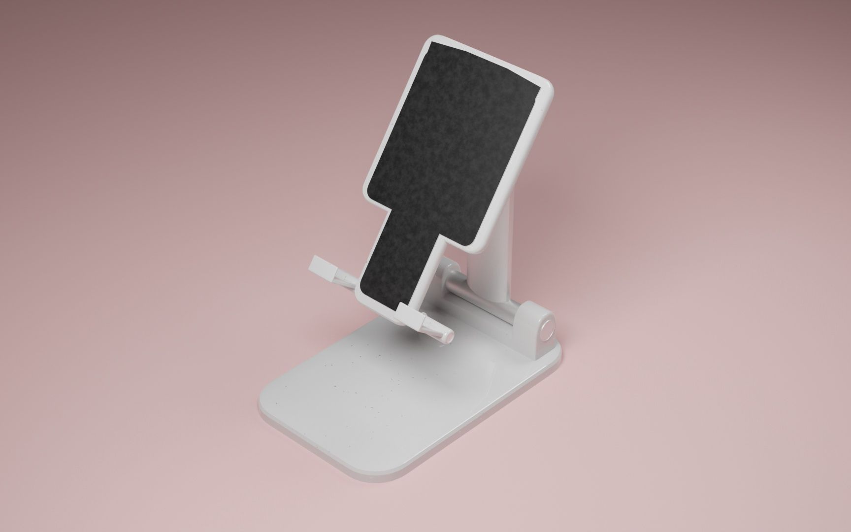 blender3d建模,手机支架.