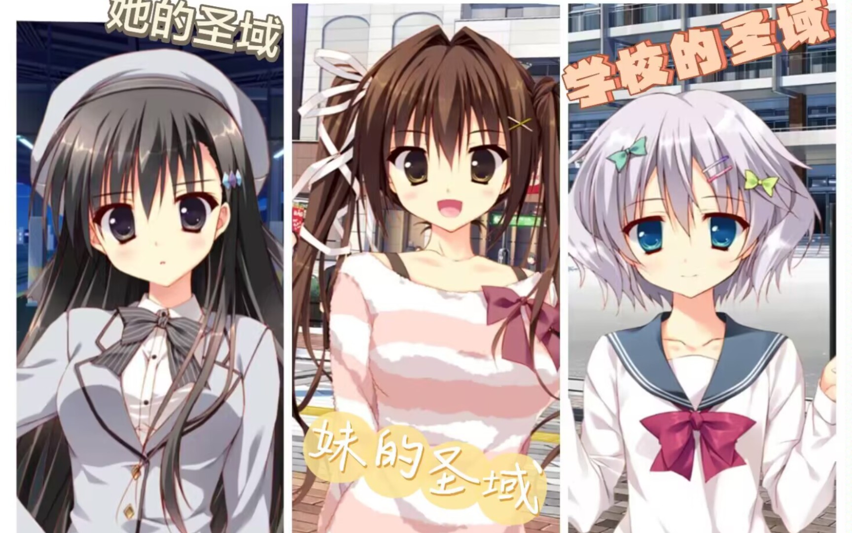 [galgame/pc官中/圣域三部曲]她的圣域 妹的圣域 学校的圣域