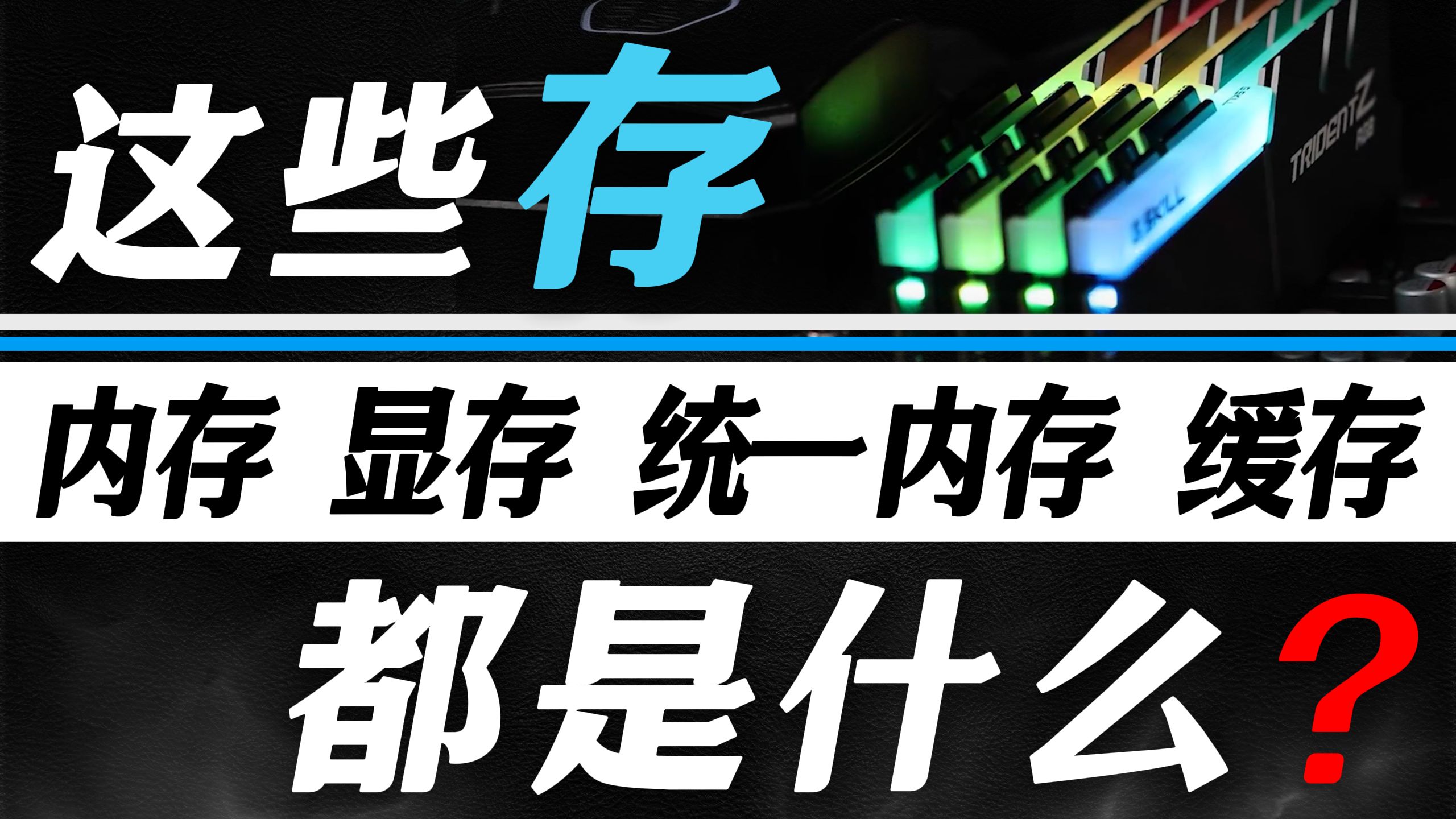 内存?显存?缓存?4分钟解释电脑里的各种储存器功能!「超极氪」