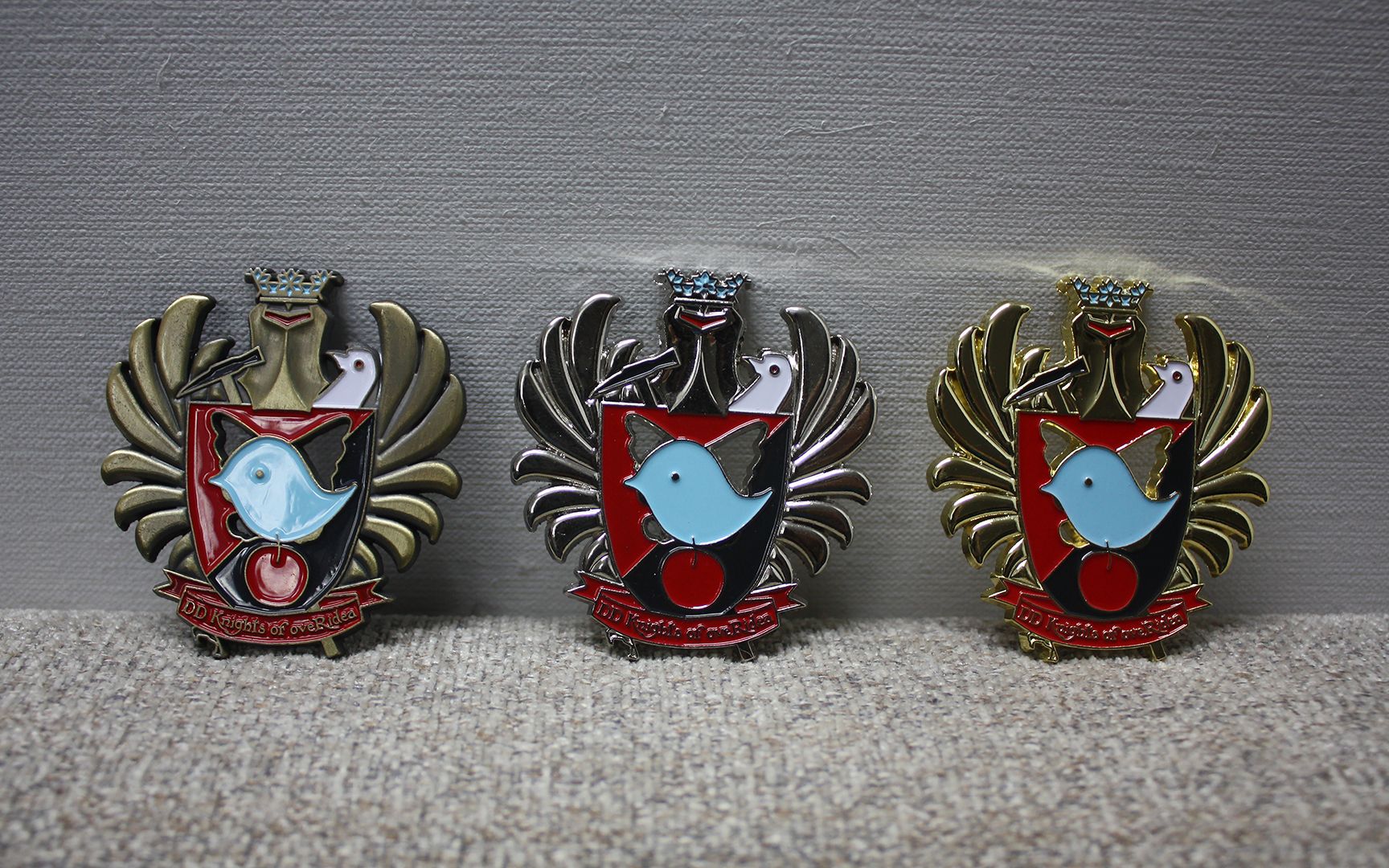 dd骑士团徽章3d建模过程视频