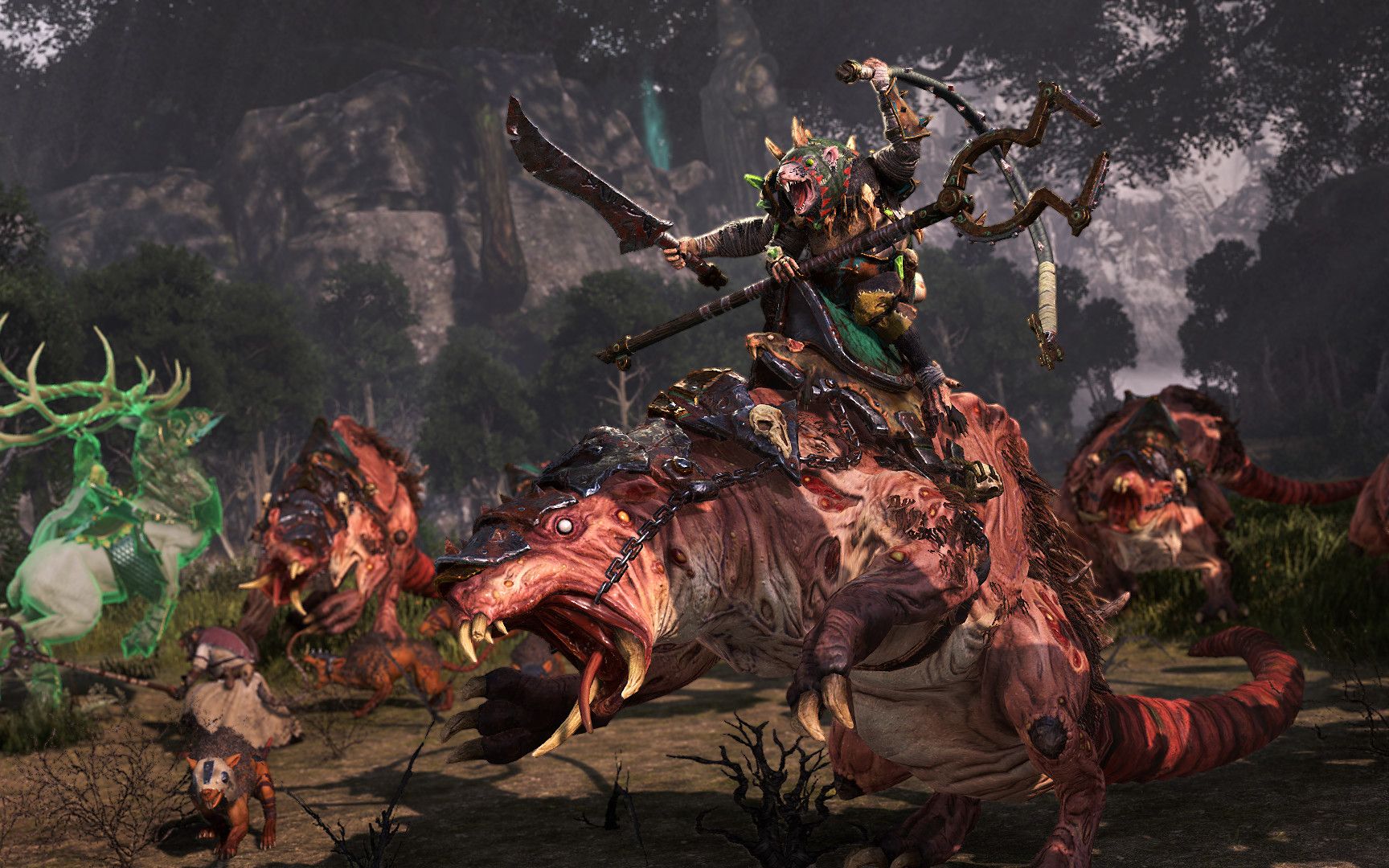 不讲武德偷袭隆德战锤2全面战争腐坏氏族01背刺暗精