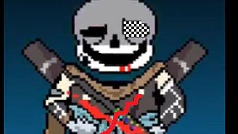 Ink sans tokyovania phase 3 pixel art