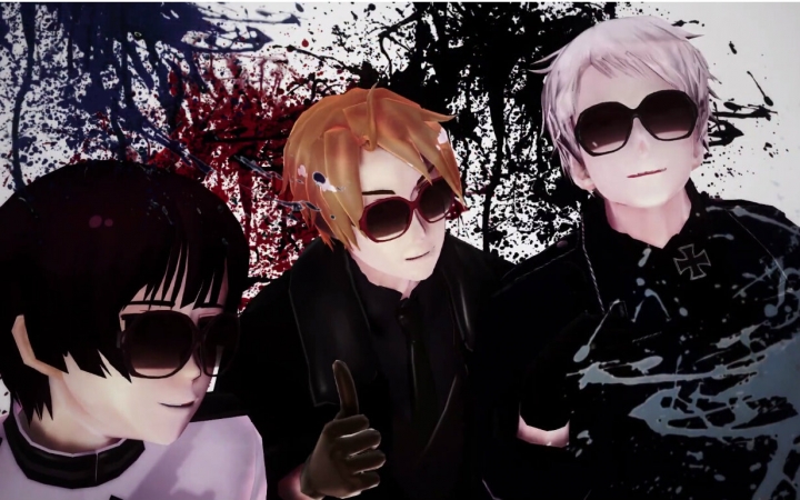 【aph/mmd】师徒组的get lucky×treasure