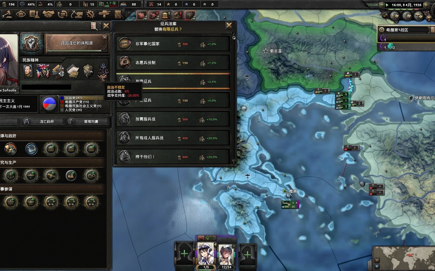 Hearts of Iron IV:爷爷你订阅的52汉化更新了!哔哩哔哩bilibili