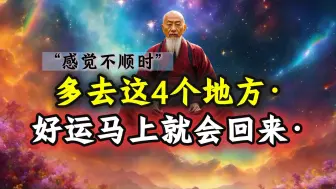 Download Video: 不要長期待在家裡！感覺不順時多去這4個地方，好運馬上就會回來