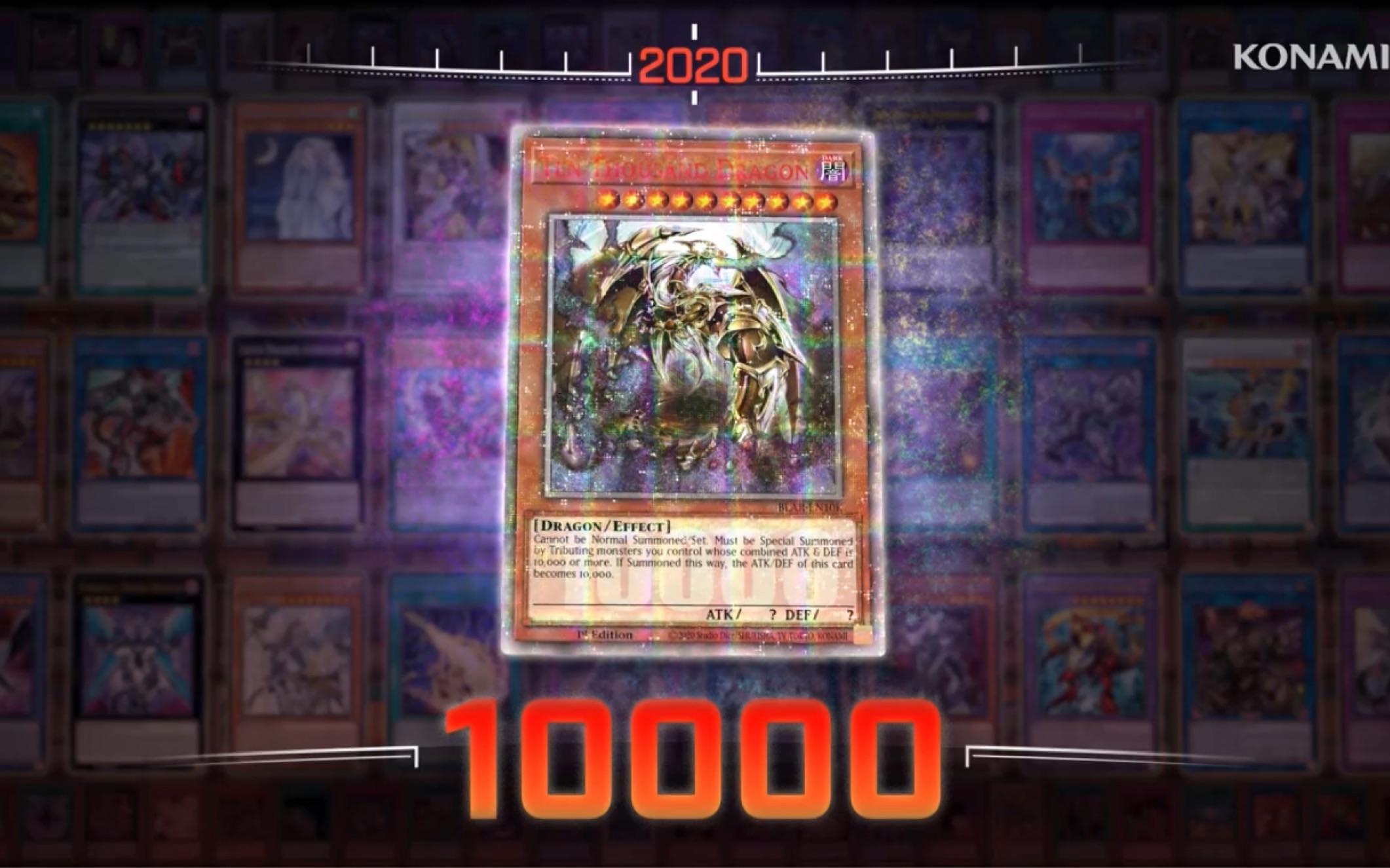 游戏王tcg 万物创世龙!红字slr!
